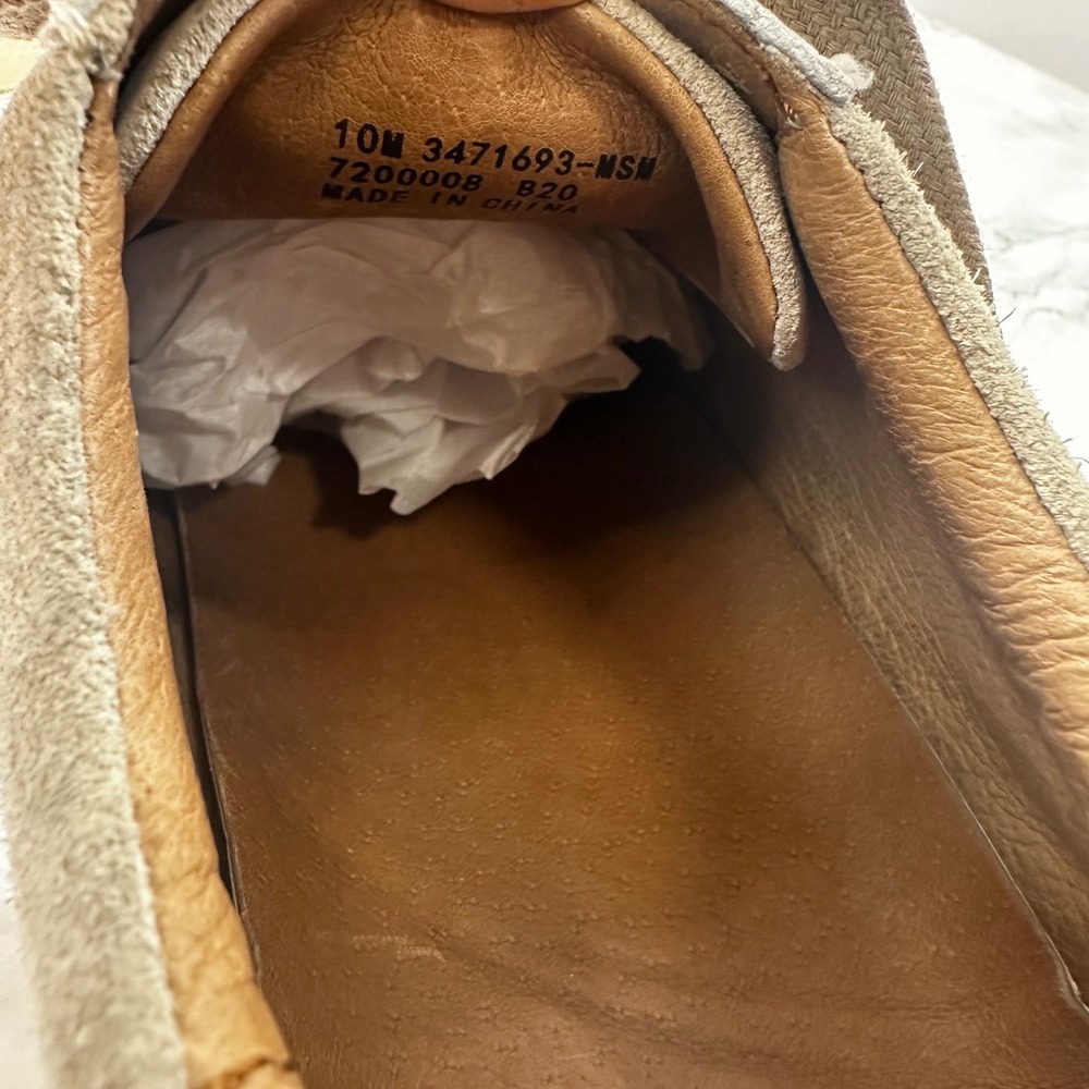 Frye Webster‎ Womens 10 Suede Snakeskin Metallic Low Top Sneaker - Picture 6 of 7
